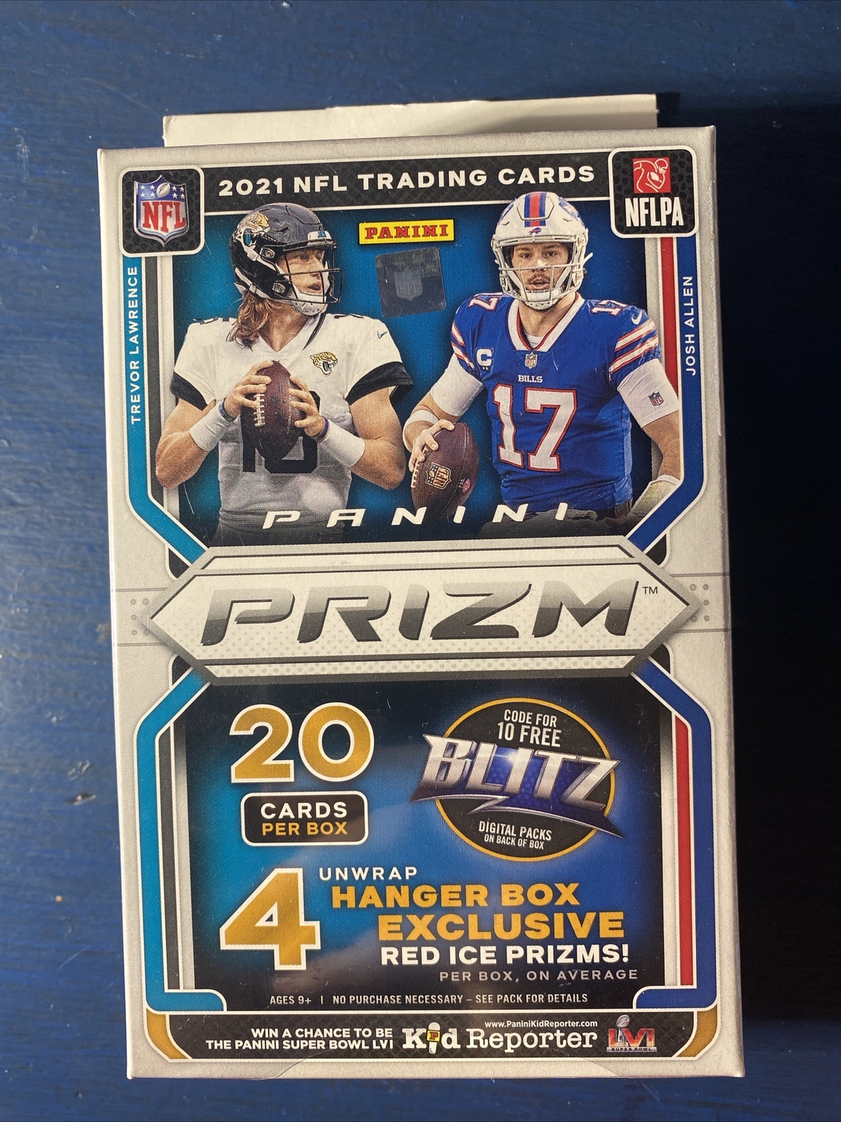 2021 Prizm NFL Football Hanger Box Red Ice-New Factory Sealed