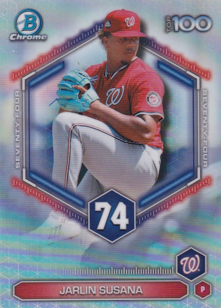 JARLIN SUSANA BOWMAN CHROME ROOKIE SCOUT’S TOP 100 RC NATIONALS #BTP-74 2026 26