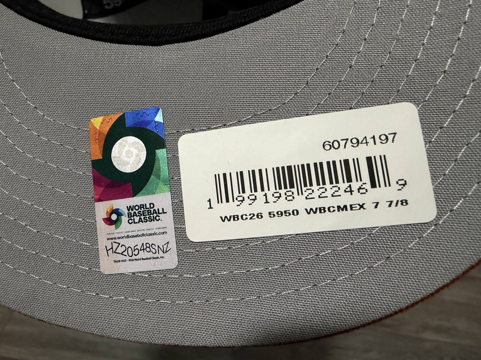 NEW ERA 59Fifty 2026 Mexico World Baseball Classic WBC Hat Cap RARE Size 7 7/8