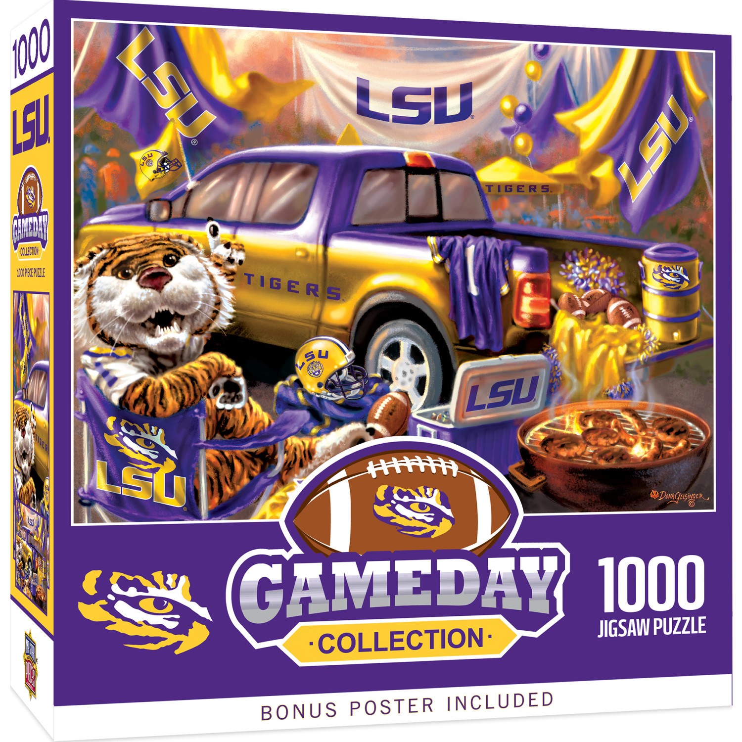 MasterPieces – LSU Tigers – NCAA Gameday 1000 Piece Jigsaw Puzzle