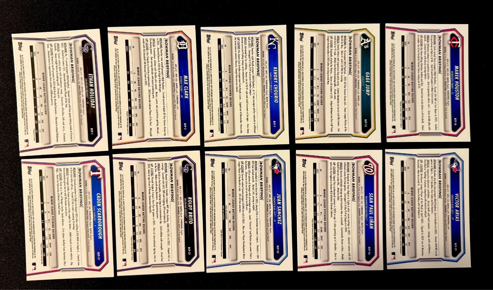 2026 Bowman Chrome Mojo Prospects – Complete 50 card set BCP-1 – BCP-150 🔥🔥