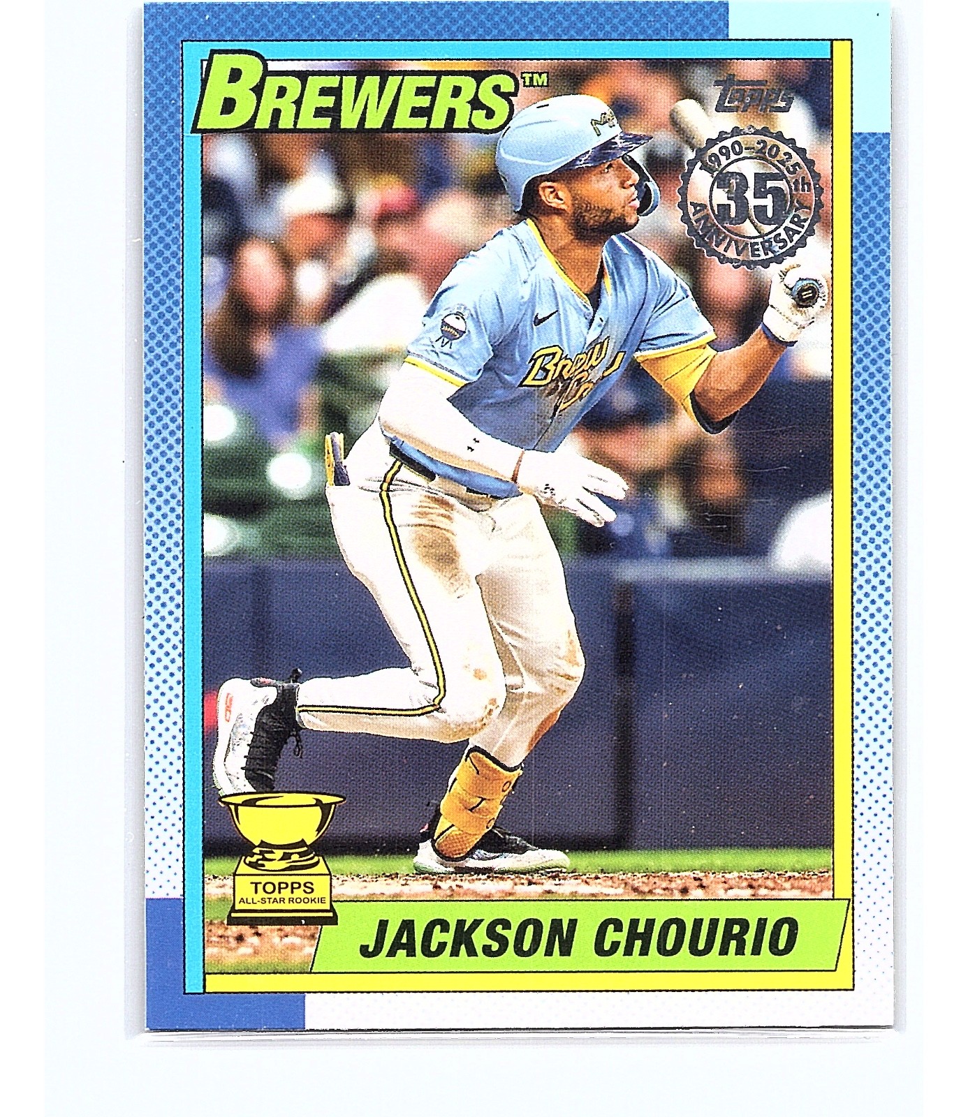 2025 Topps Series 1 1990 Topps Baseball Jackson Chourio #T90-37