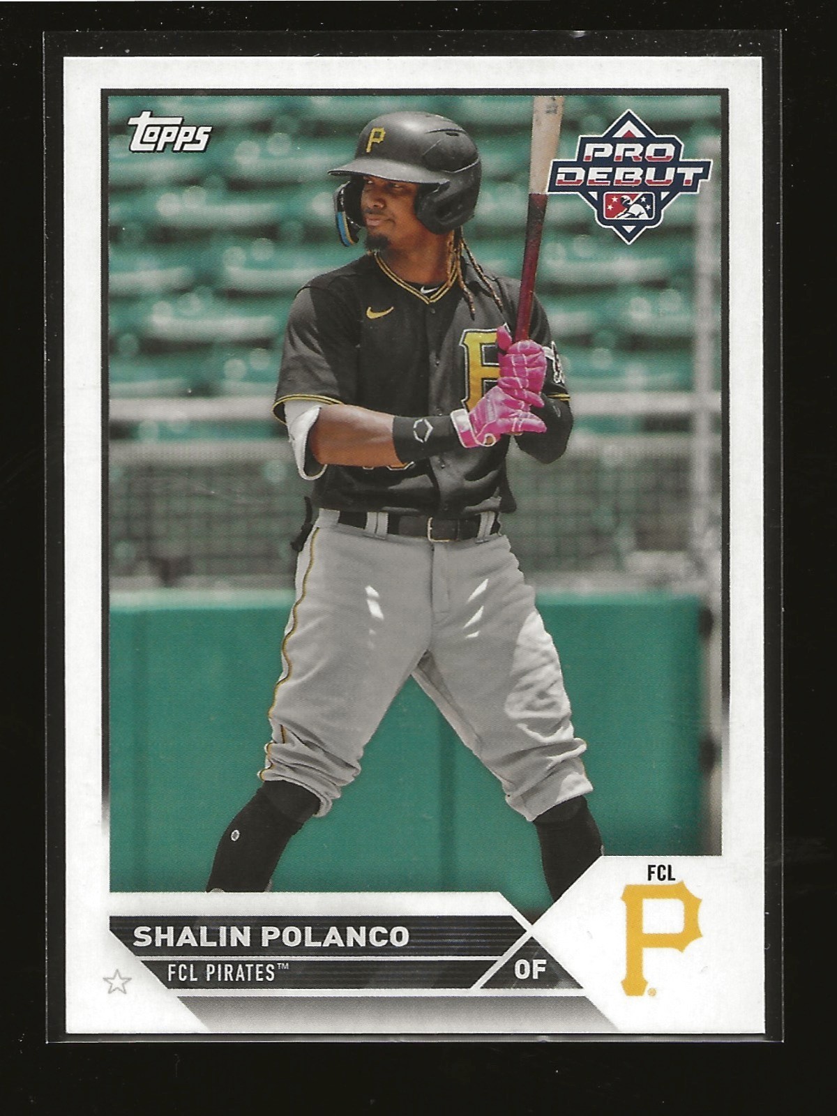2023 Topps Pro Debut Shalin Polanco Base Card FCL Pirates (#PD-196)