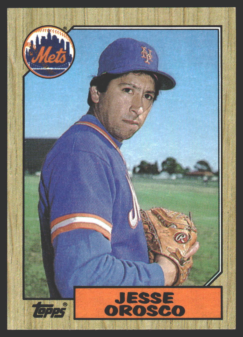 Jesse Orosco #704 1987 Topps New York Mets