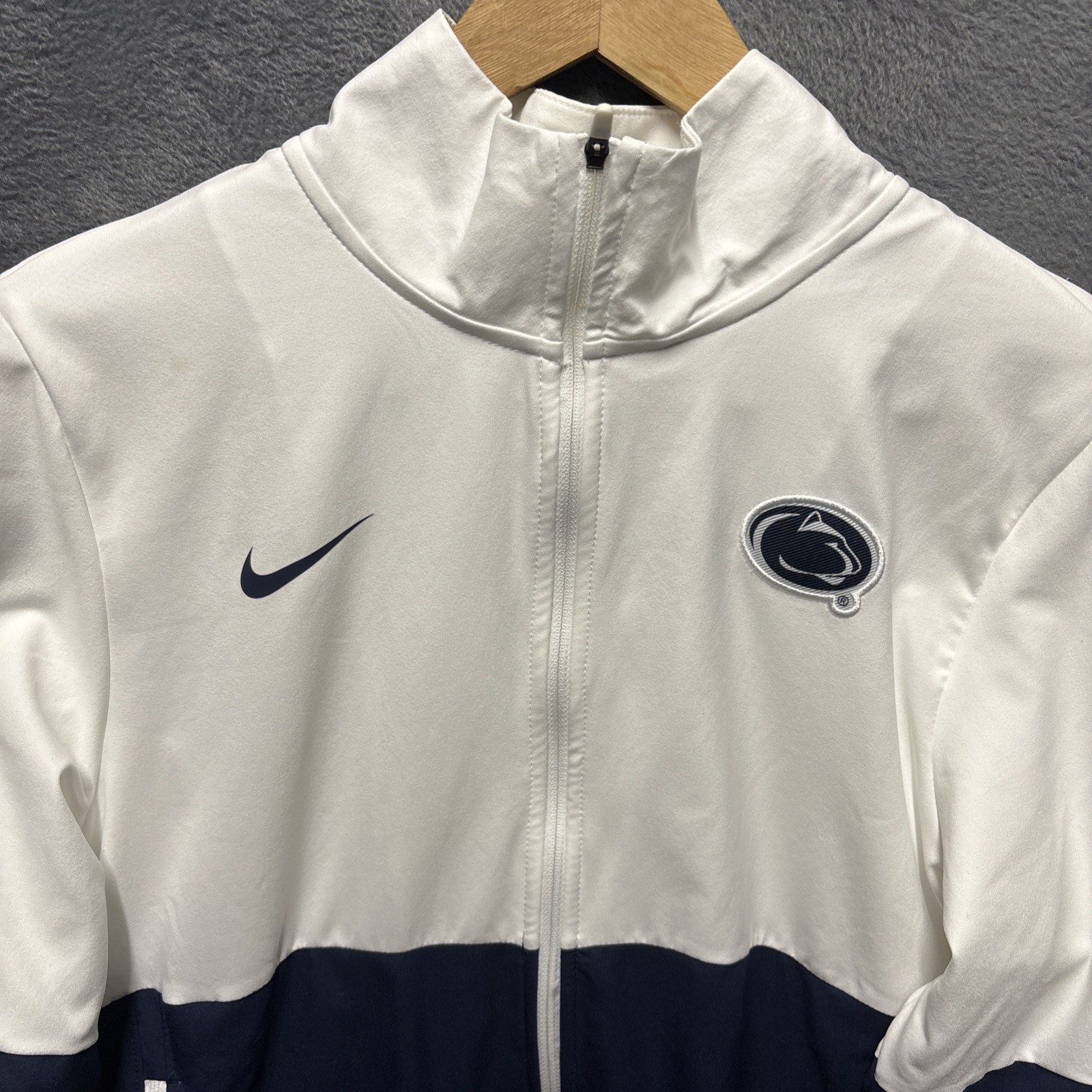 Penn State Basketball Nike Full Zip Windbreaker Track Jacket Adult XS