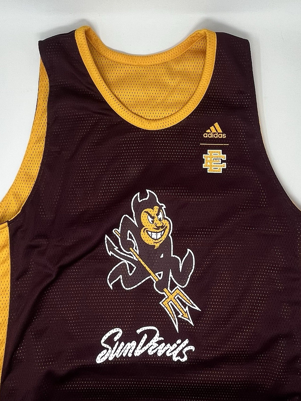Arizona State University Adidas Eric Emanuel Reversible Basketball Jersey (S)NEW
