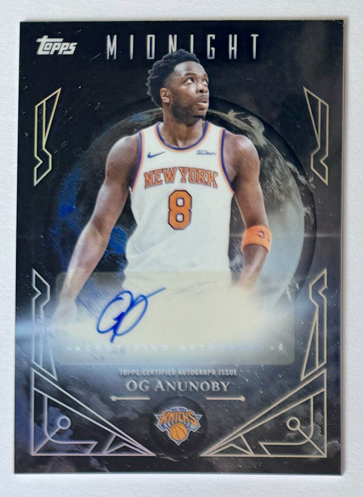 2025-26 Topps Midnight OG Anunoby Midnight Sun Signatures !! 🔥🔥 NY Knicks