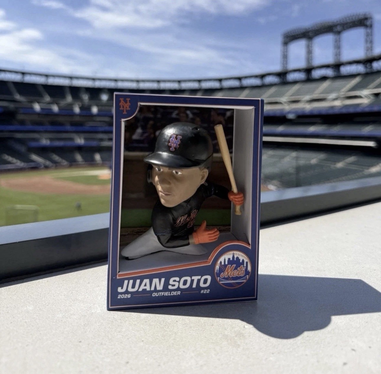 2026 New York Mets Juan Soto Baseball Card Bobblehead SGA 6/25/26