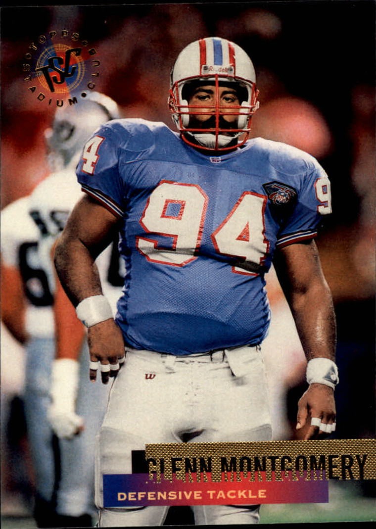 1995 Stadium Club #259 Glenn Montgomery – FB