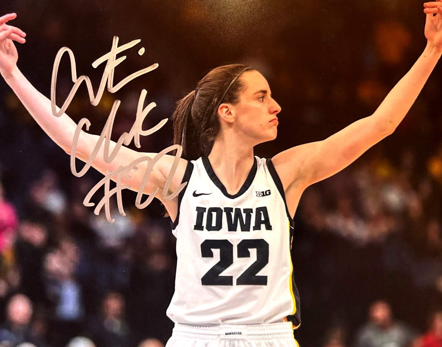 Caitlin Clark Signed 8×10″ (INDIANA FEVER) Authentic Autograph w/COA Certificate