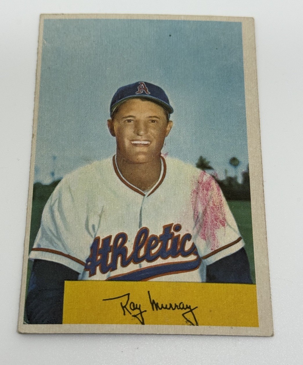 1954 Bowman #83 Ray Murray (Marked)
