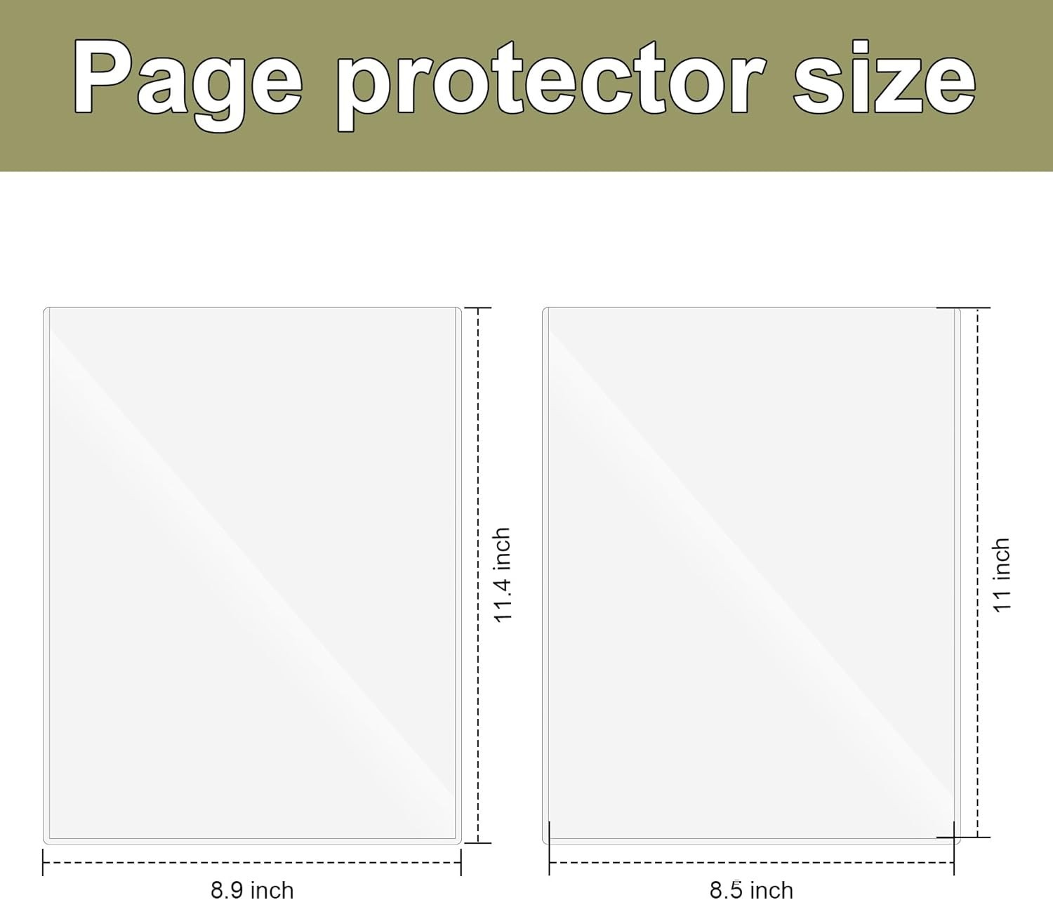 6-Pack 8.5 X 11 Clear Rigid Top Loaders | Plastic Page Protectors for Photos &