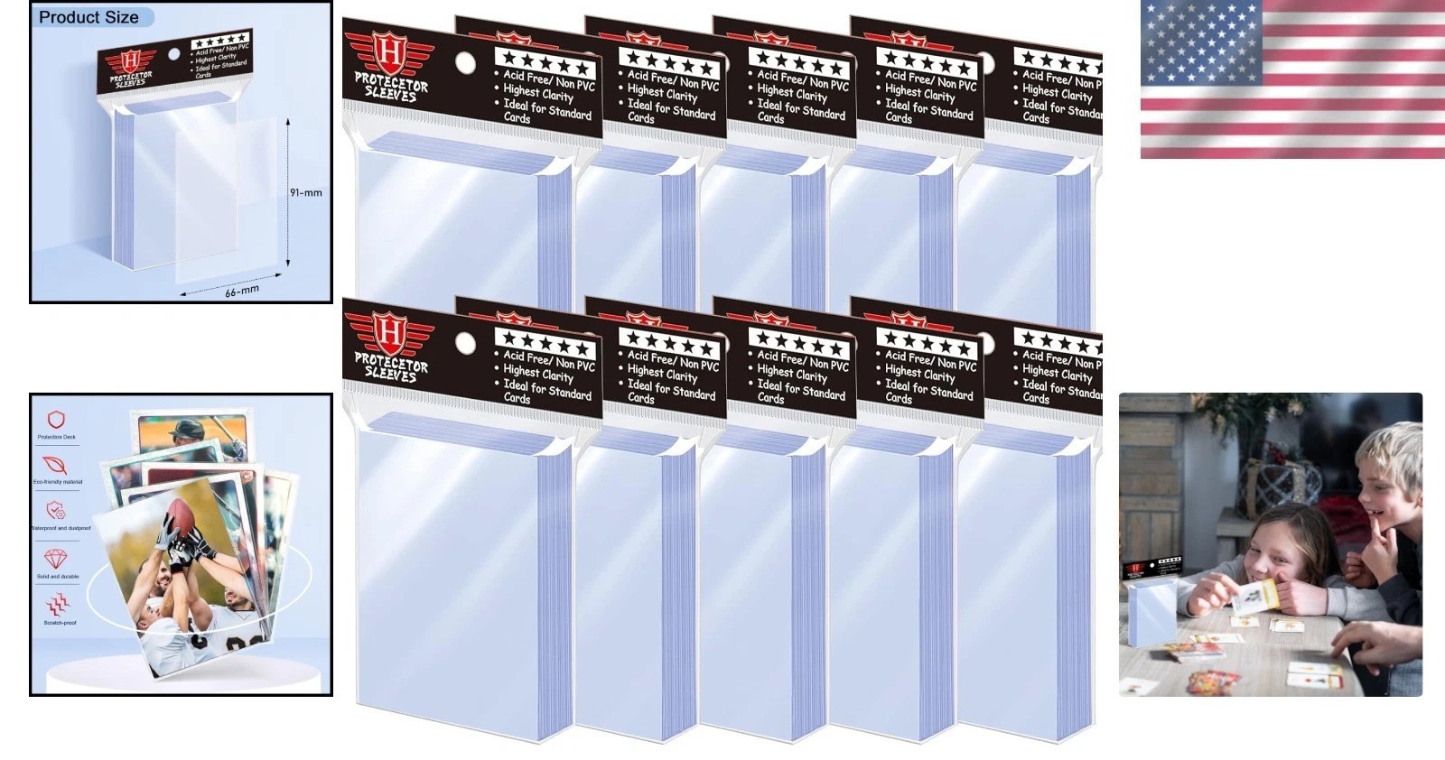 1000 Pcs High-Quality Toploaders for Card Collectors – Perfect Storage Solution