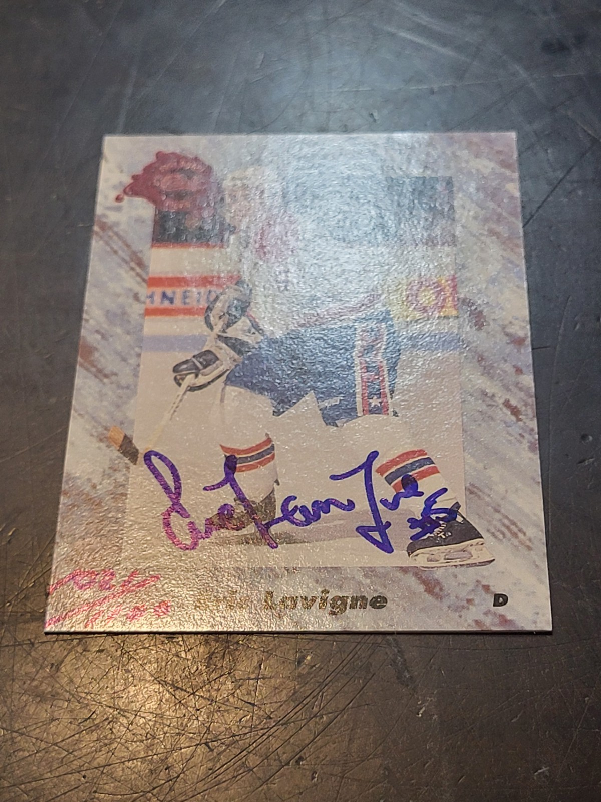 1991 Classic Hockey draft picks Eric Lavigne AUTO #1021/1100