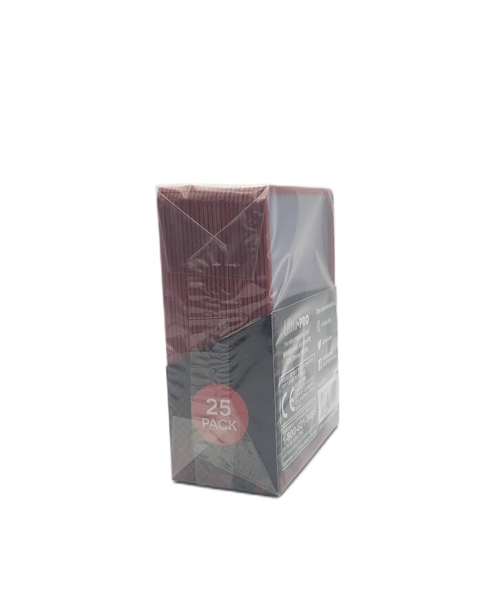 (25) Ultra Pro Red Border ACEO Toploaders 3×4 Topload Trading/Art Card Holders