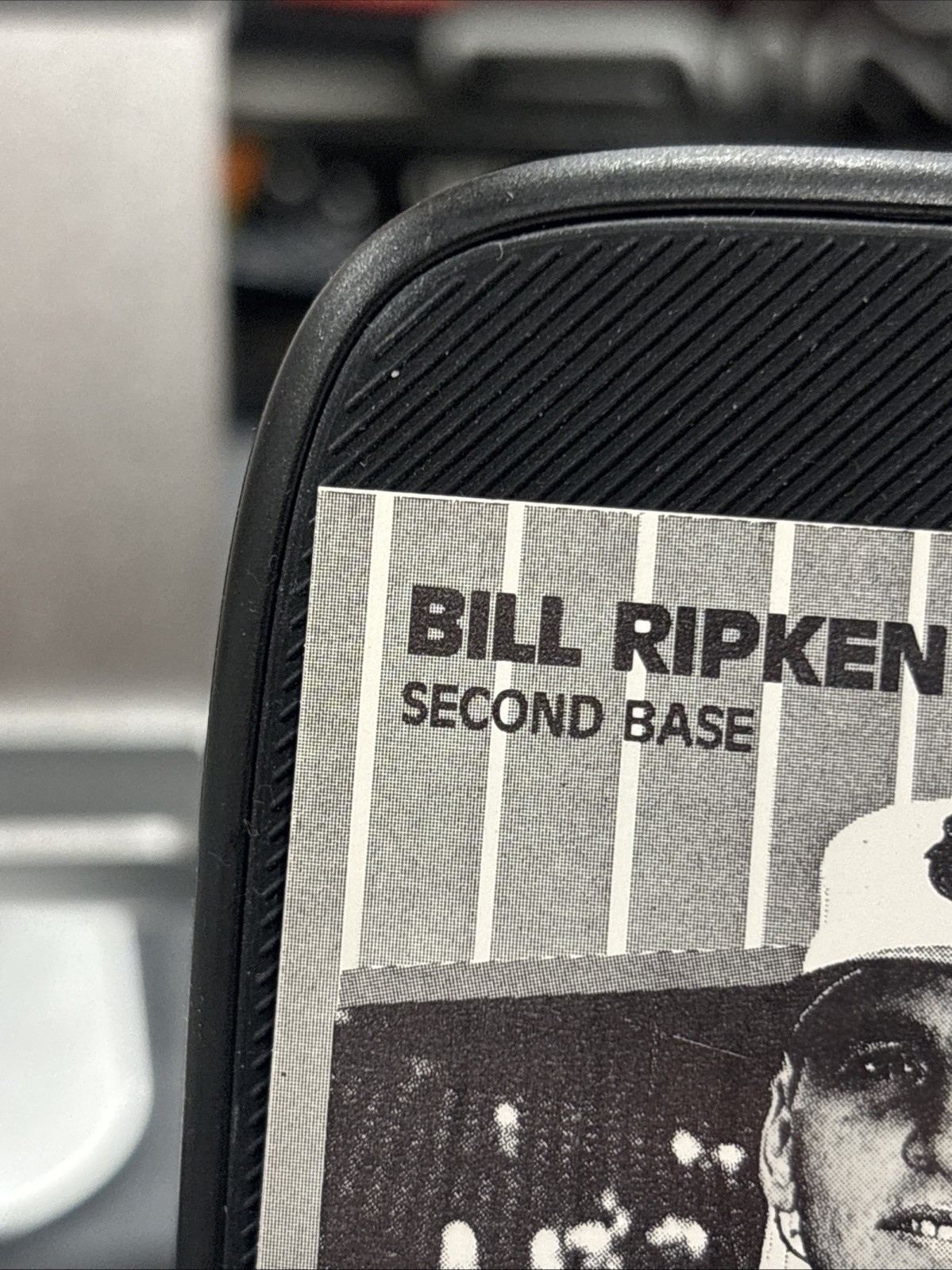 1989 Fleer Billy Ripken F FACE ‘TEST RUN’ Black & White Error Card NO.616