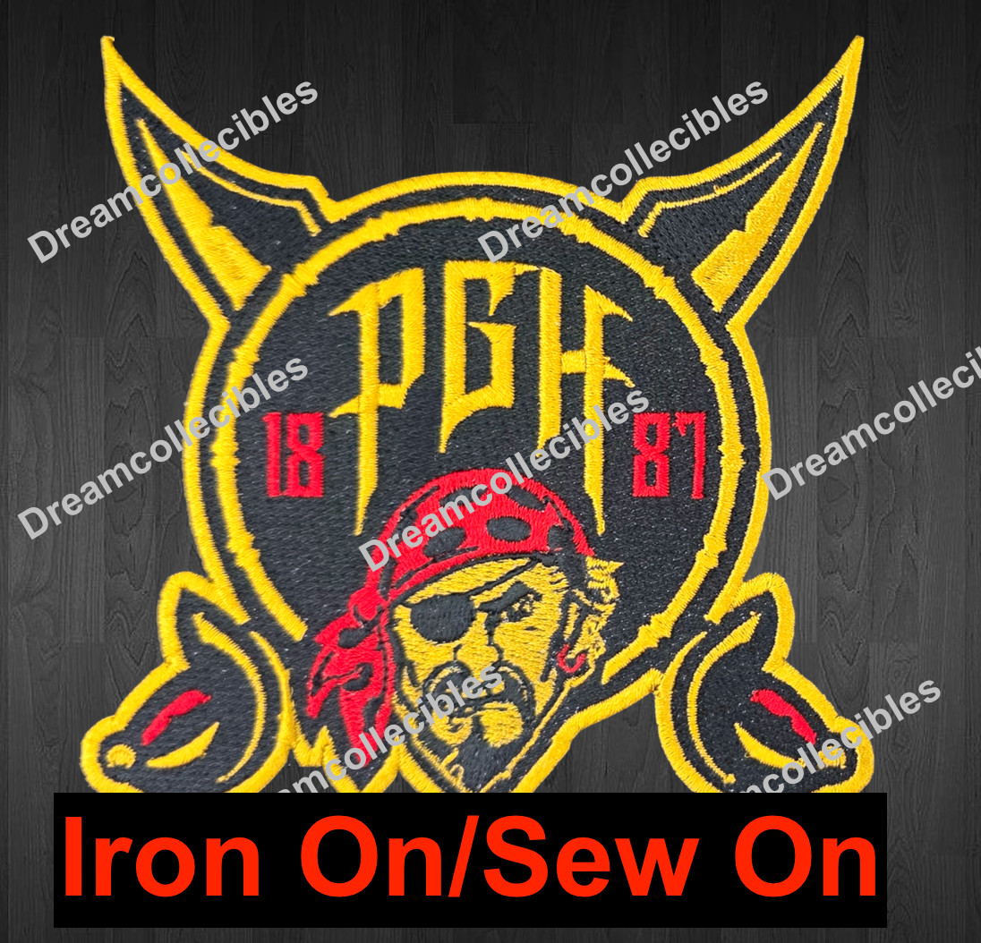 Pittsburgh Pirates City Connect Patch Logo Yellow Baseball Jersey Patch
