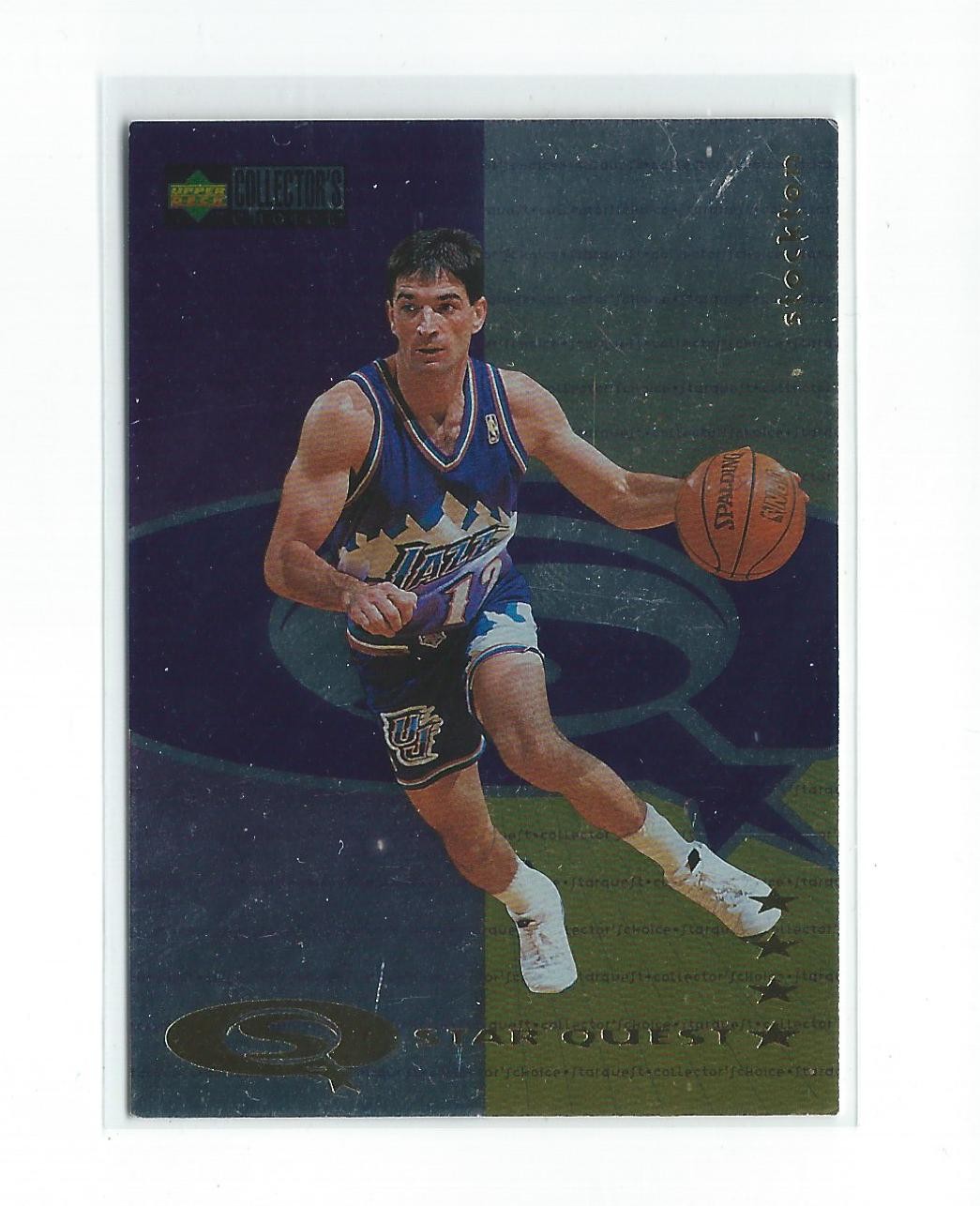 1997-98 Collector’s Choice StarQuest #89 John Stockton Jazz
