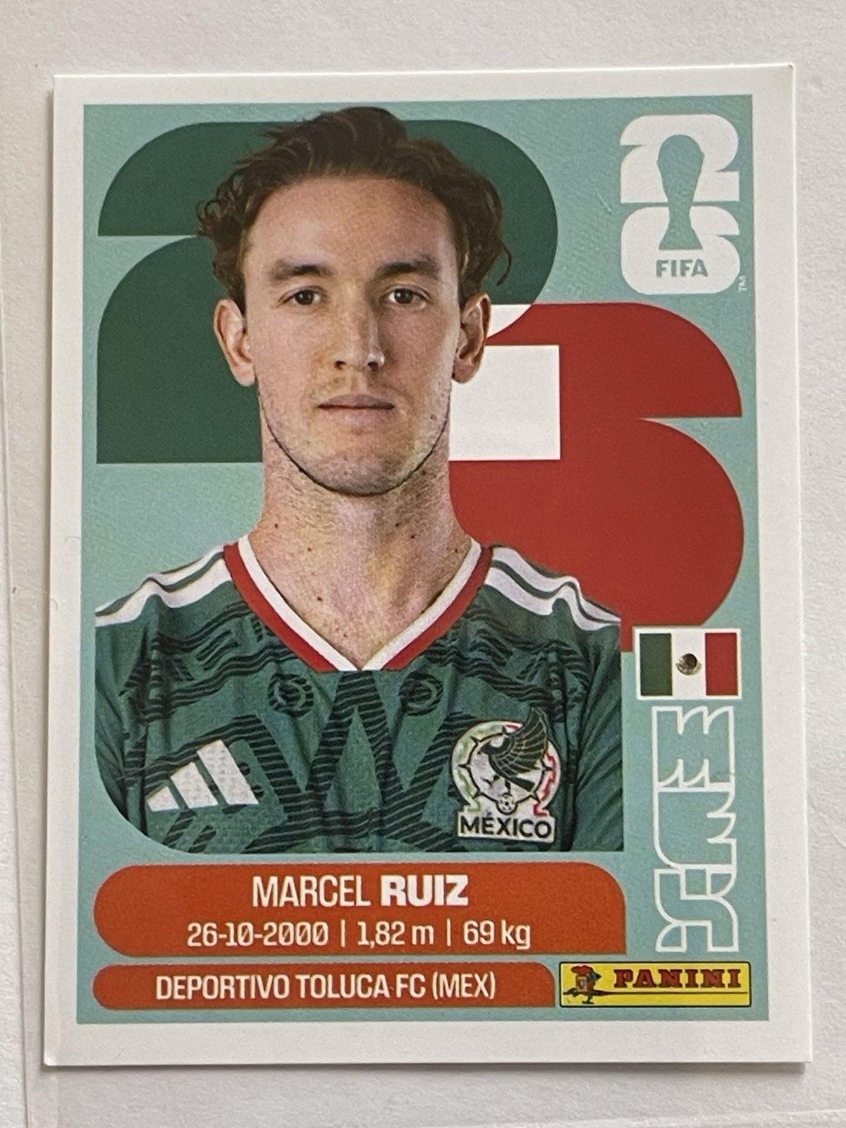 2026 Panini World Cup Stickers #MEX12 Marcel Ruiz – Mexico (bag6)