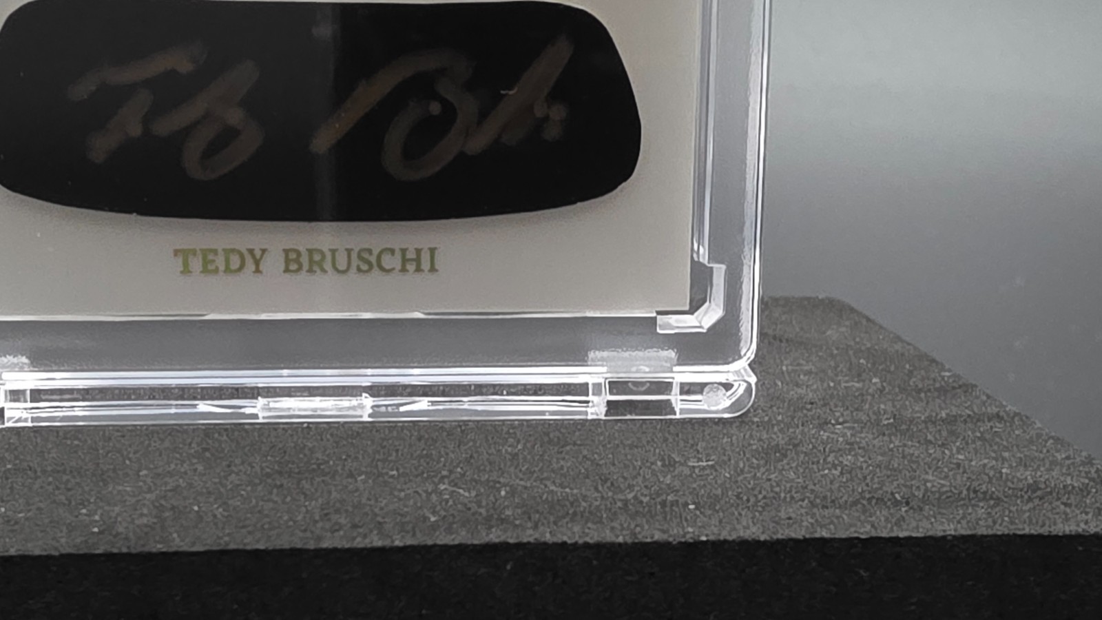 🏈 2023 Immaculate Tedy Bruschi Eye Black AUTO Relic #7/10 🏈 Patriots Signed SP