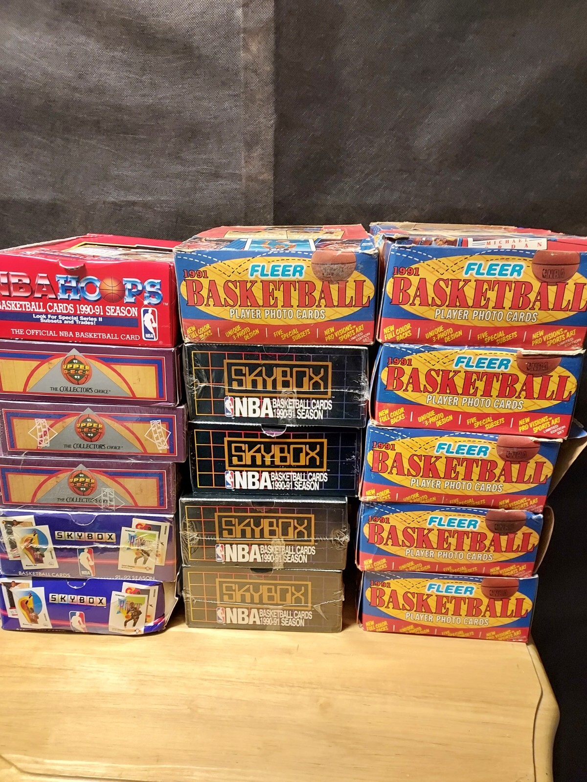 Lot of VINTAGE Unopened 75+ Basketball Cards in Factory Sealed Packs –NEW–