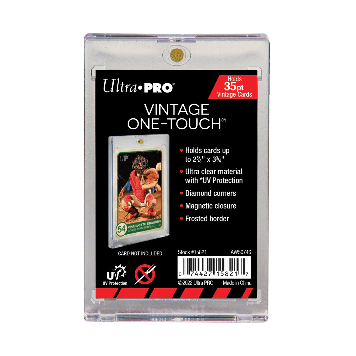 NEW Factory SEALED – 1x Ultra PRO One-Touch 35pt Vintage – Magnetic Card Holder