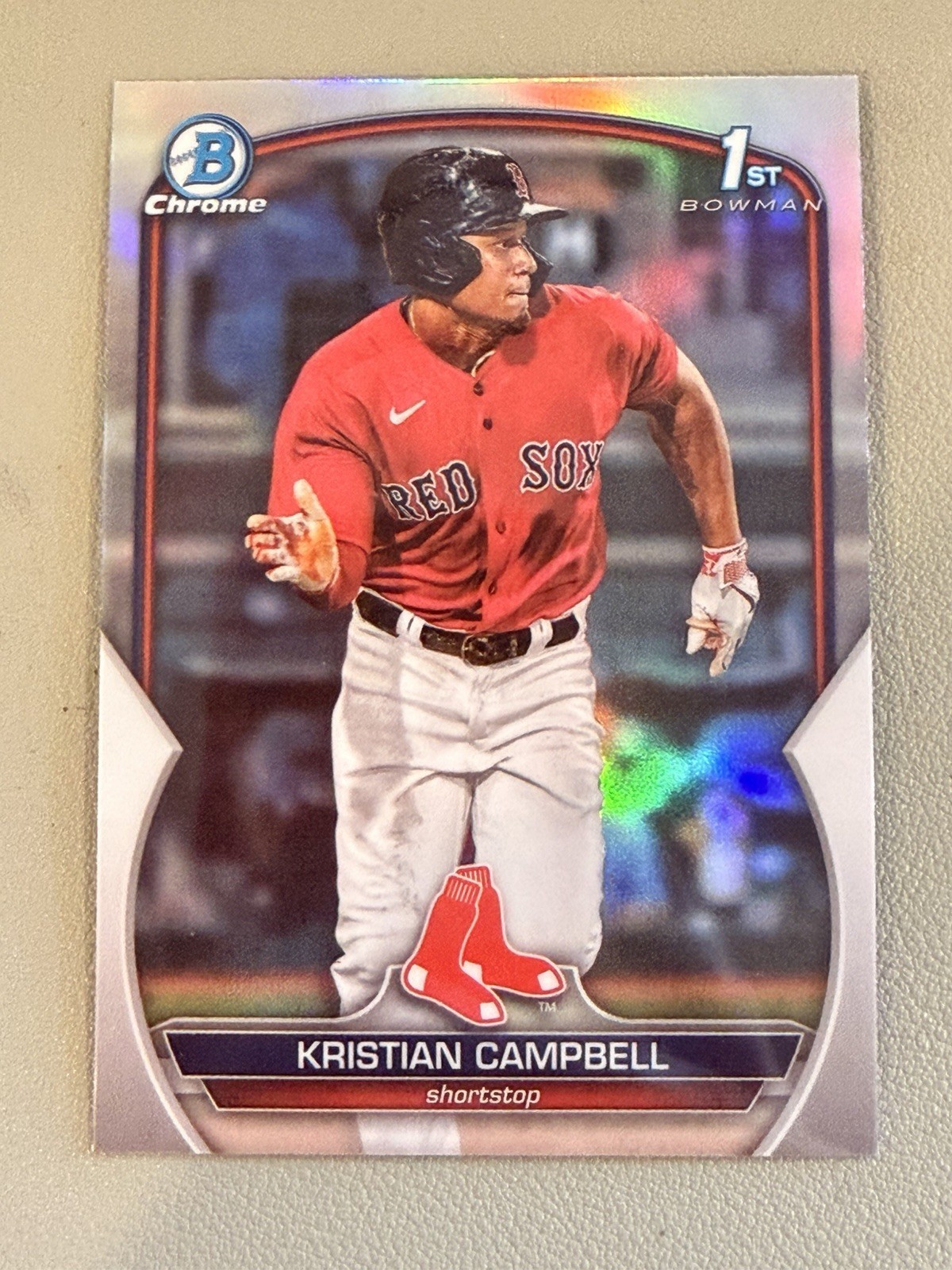 Kristian Campbell 1st Refractor 2023 Bowman Draft Chrome #BDC-125 Red Sox 🔥
