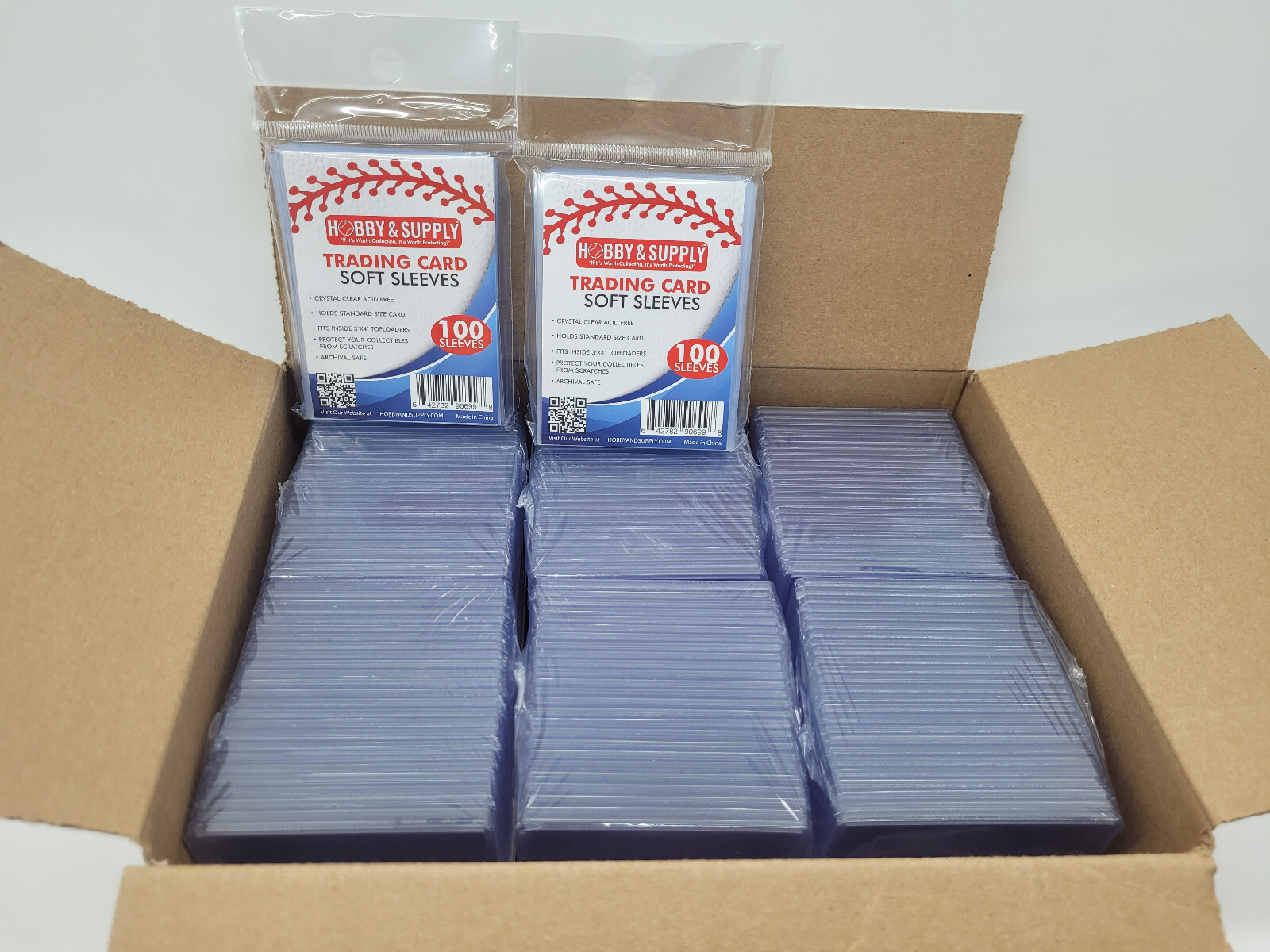 150 Thick Top Loader 100 point 2.5mm Card Holder 3×4 Inch 200 Soft Sleeves BONUS