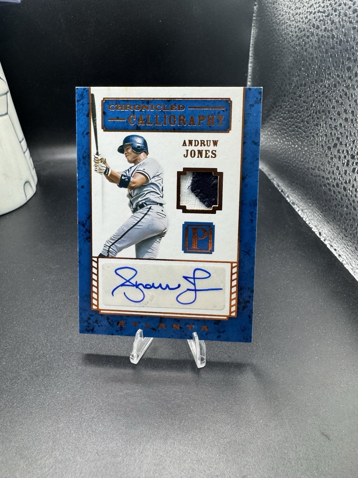 2016 Panini Pantheon Chronicled Calligraphy /10 Andruw Jones #CC-AJ Auto