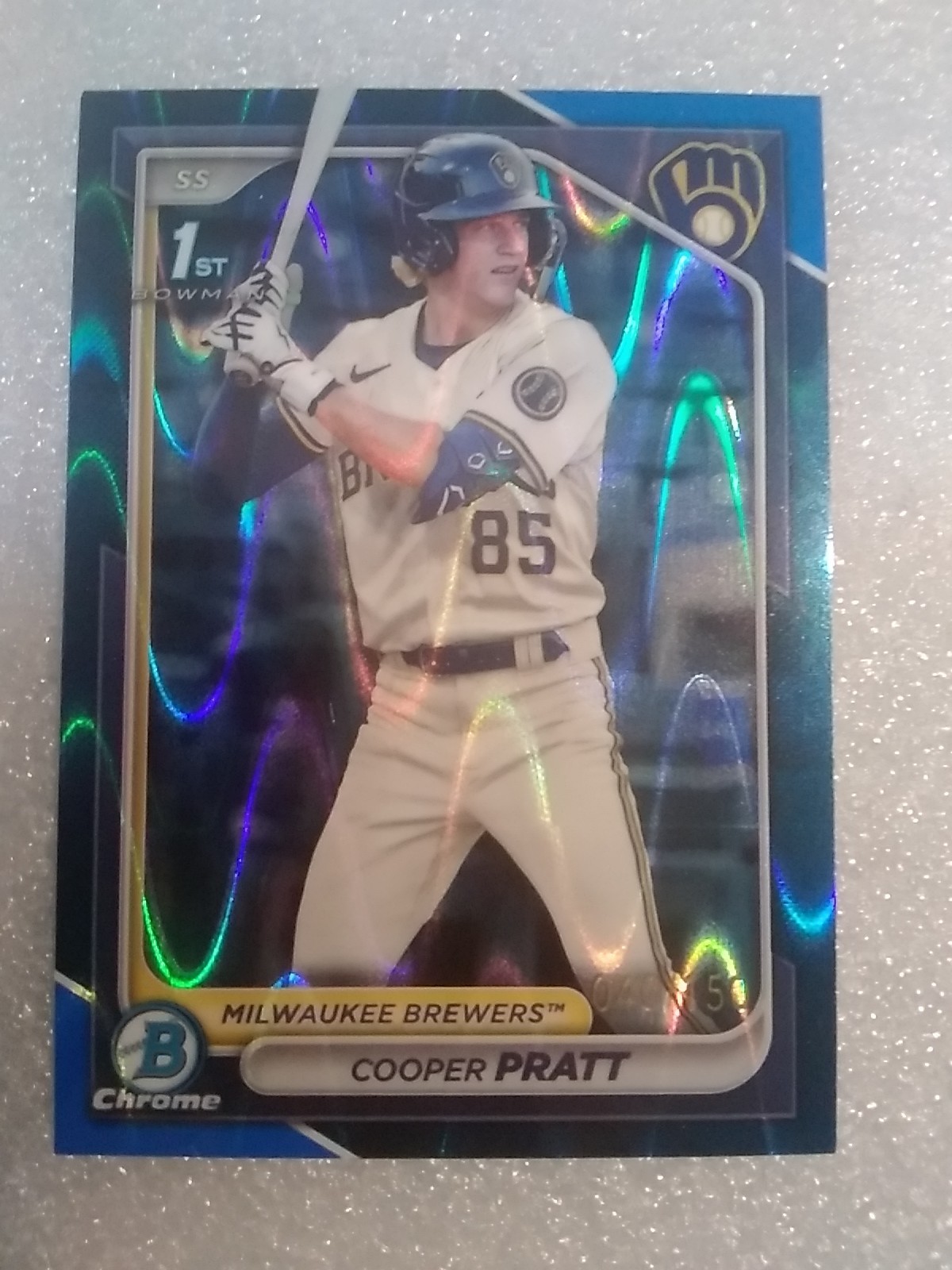 2024 Bowman Chrome Cooper Pratt Blue Raywave/150