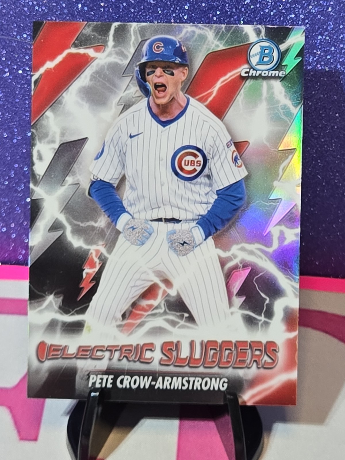 Topps Pete Crow-Armstrong Cubs 2026 Bowman Chrome Electric Sluggers ES-24