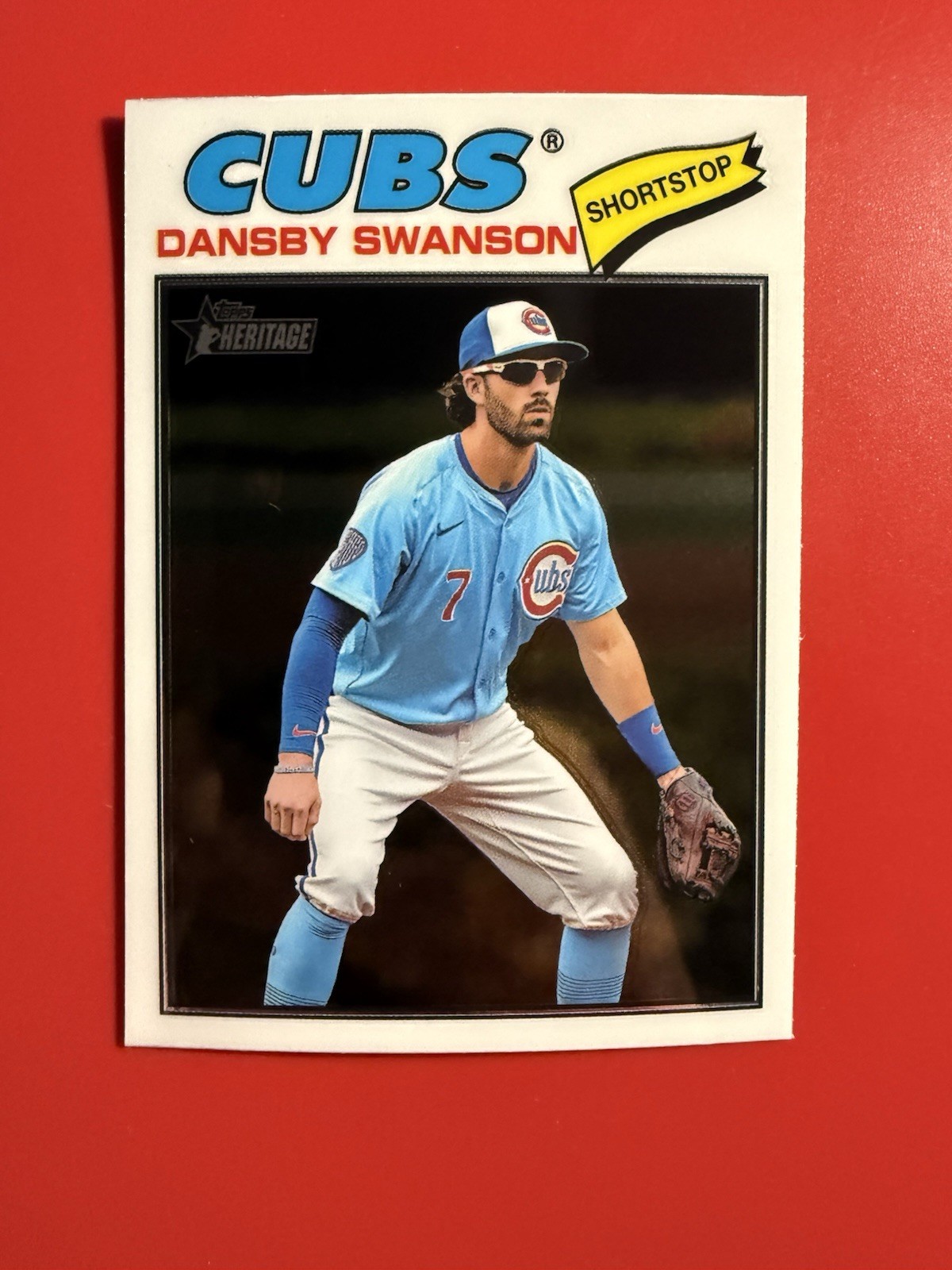 2026 Topps Heritage – Dansby Swanson #97 – Chrome – Chicago Cubs