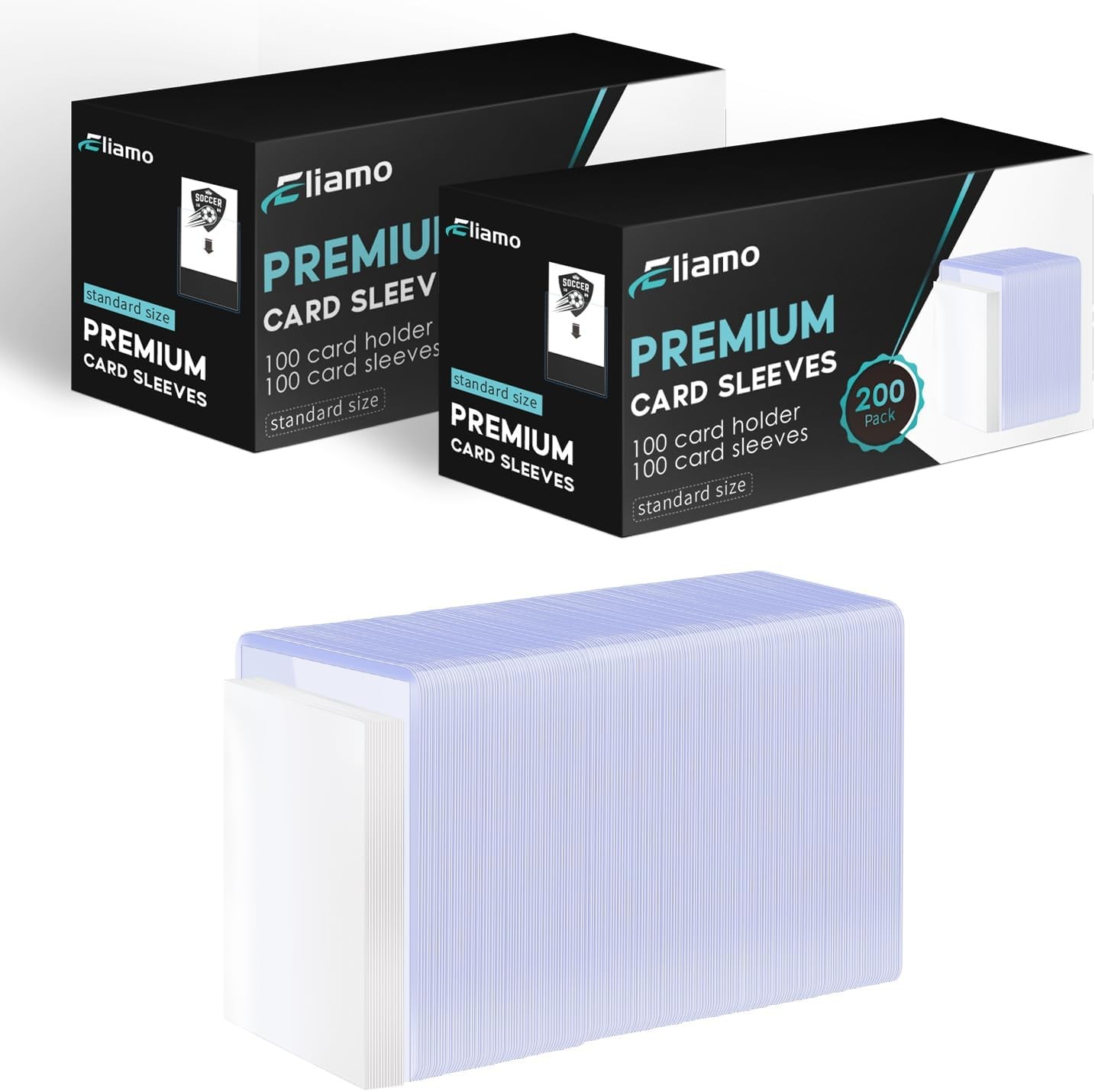 400 Pack Top Loaders for Cards, 200 Pack 3″x4″ Hard Plastic Card Sleeves and …