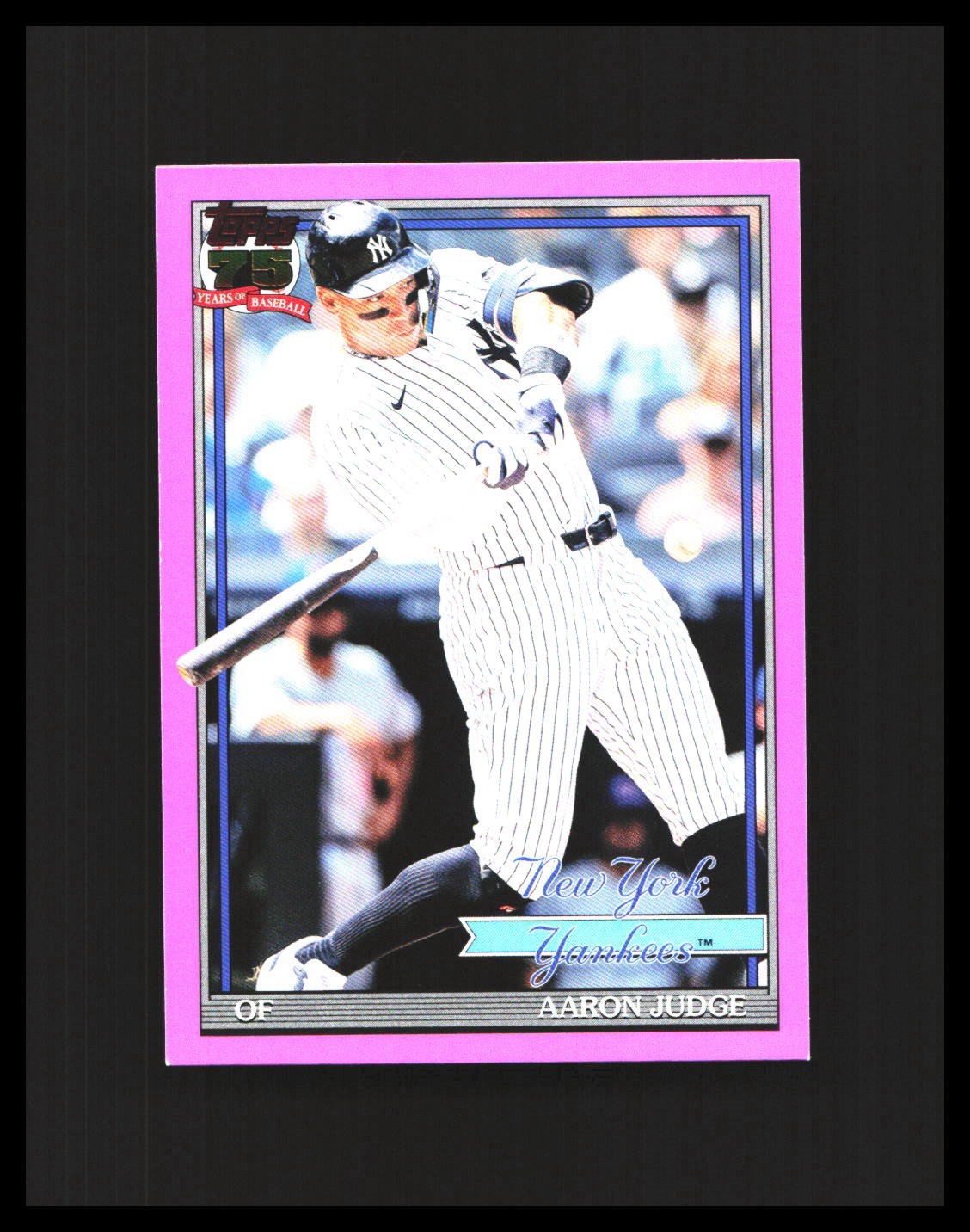 2026 Aaron Judge – Topps 75 Pink #T91-34 New York Yankees