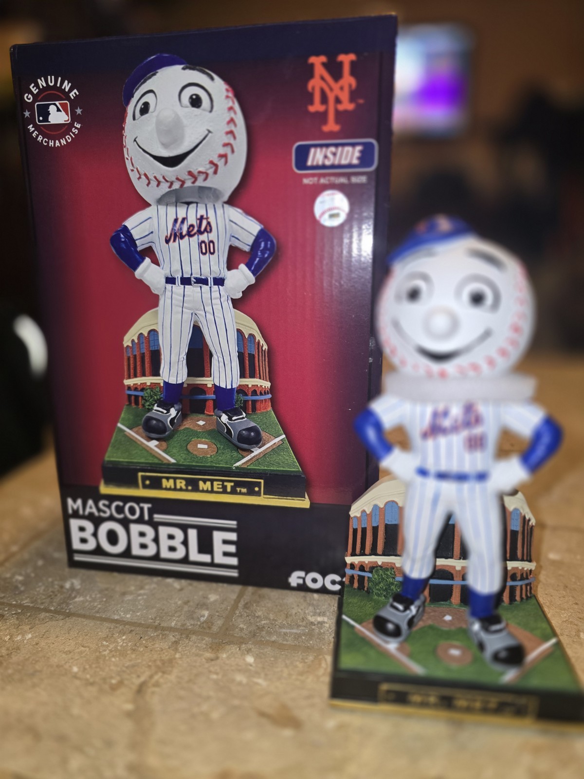 Mr Met bobble head Citi Field Diamond New York Mets Mascot Ny Mrs #144 0 On Ebay