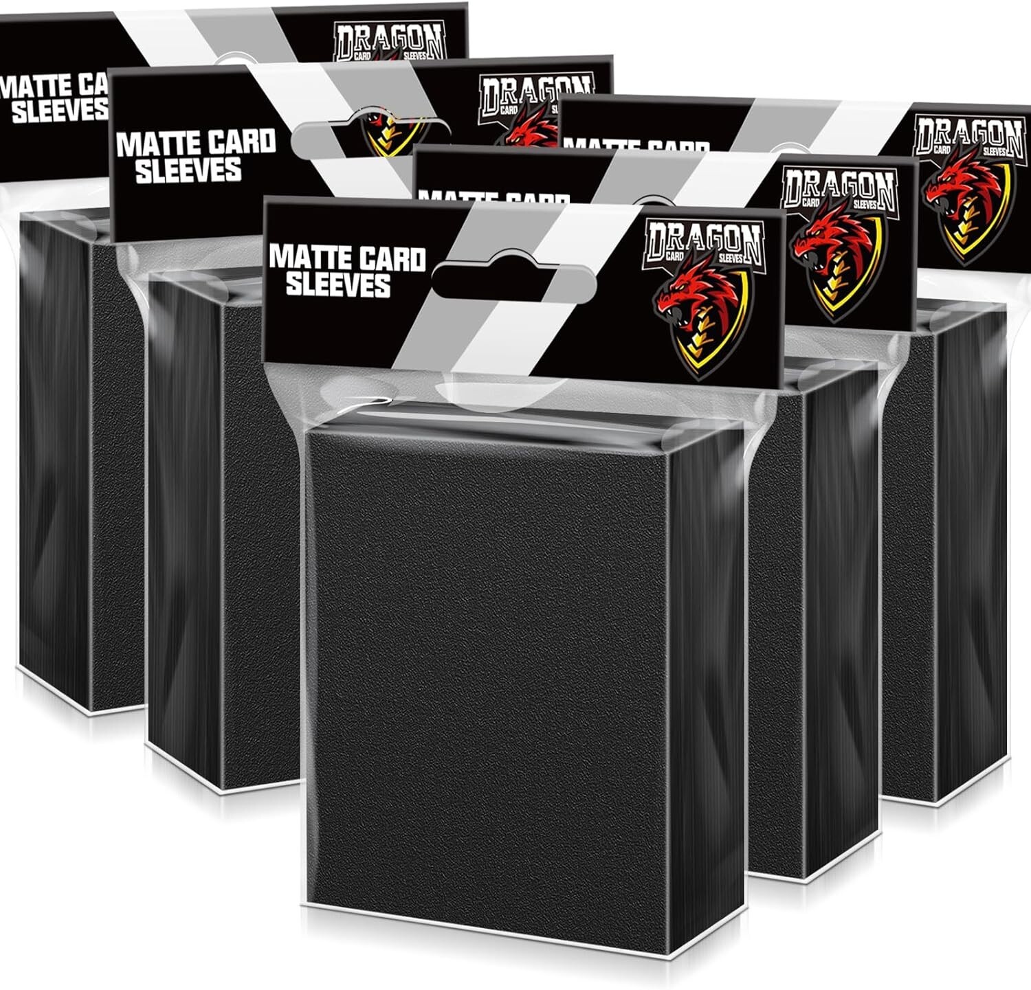 500 Pcs Black Matte Card Sleeves For Trading Card Sports Card MTG Yugioh Protect