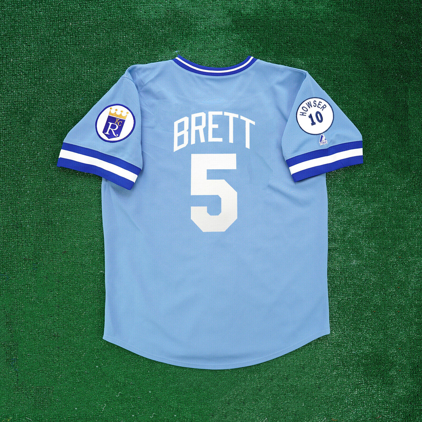 George Brett 1987 Kansas City Royals Cooperstown Men’s Blue Away Jersey