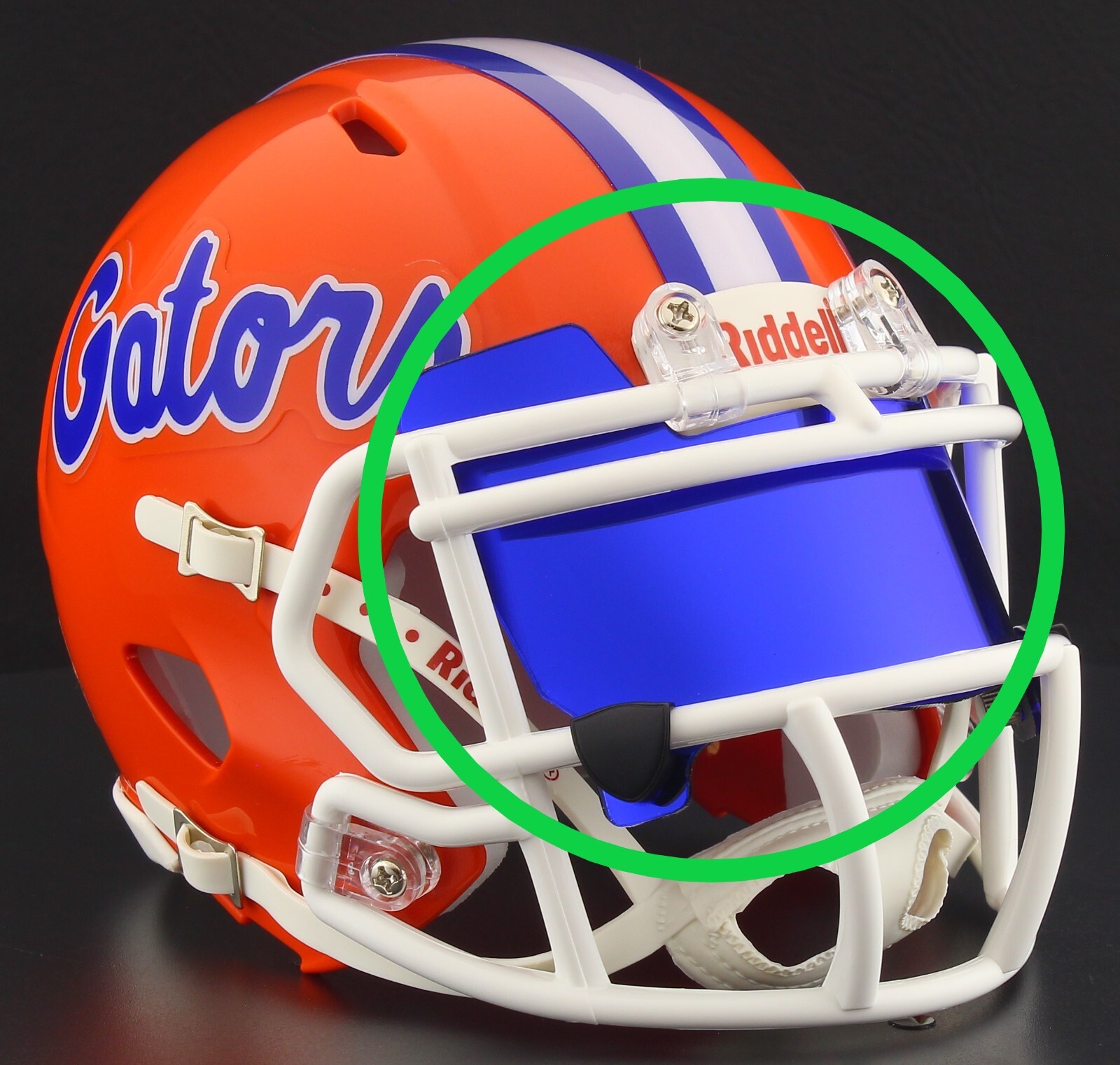 EYE SHIELD / VISOR ONLY! for FLORIDA GATORS Mini Football Helmet