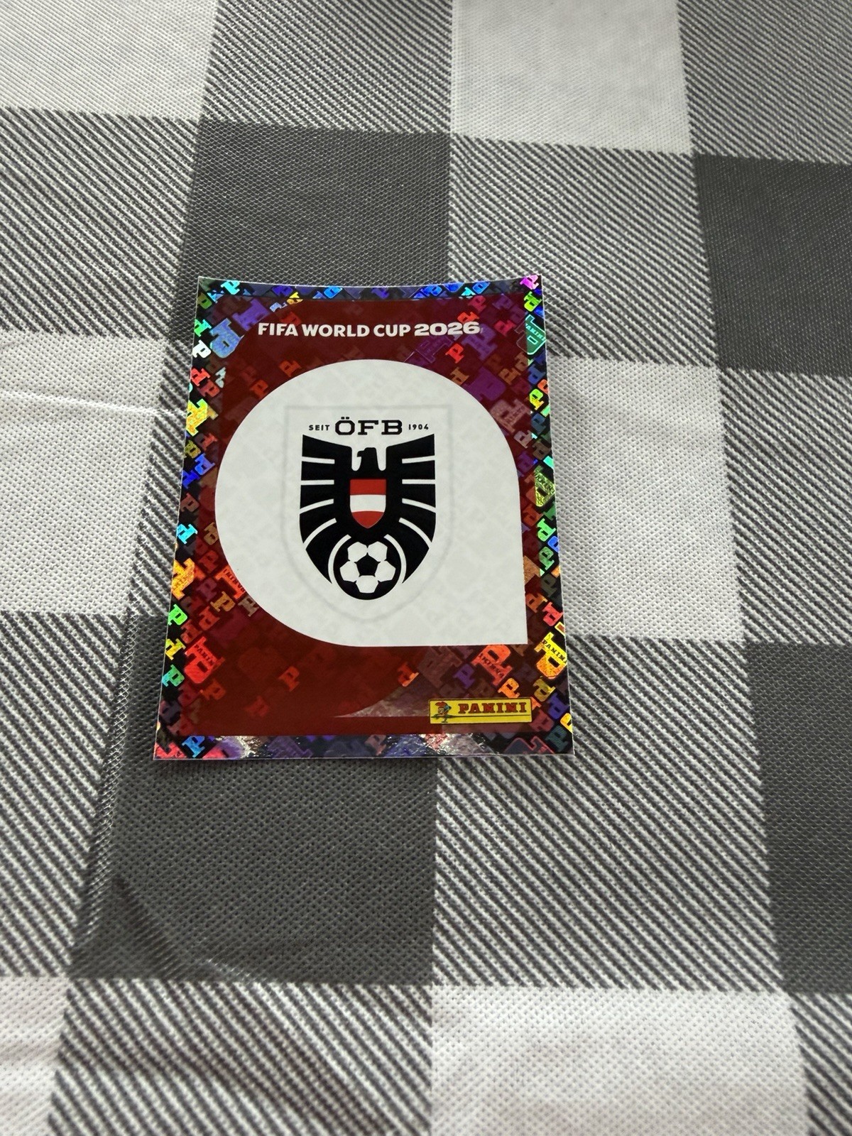2026 Panini FIFA World Cup Sticker #AUT1 Austria Team Foil