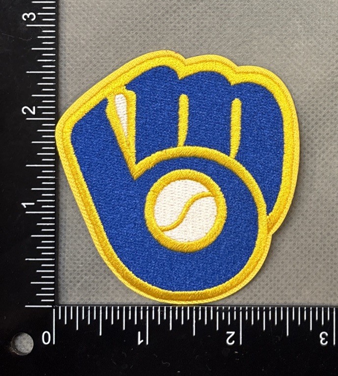 MILWAUKEE BREWERS MLB BASEBALL EMBROIDERED IRON ON PATCH