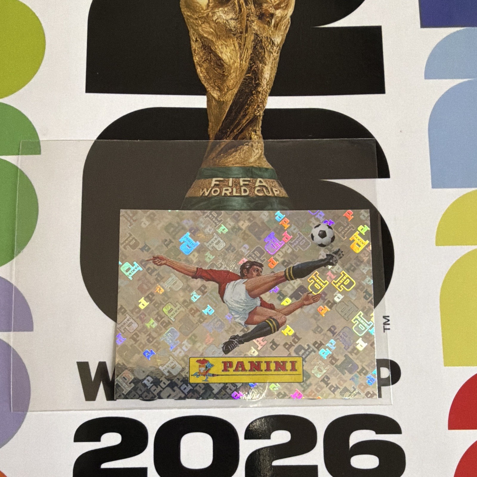 Panini FIFA World Cup Qatar 2022 Soccer Sticker #00 Hologram, Non-Stuck