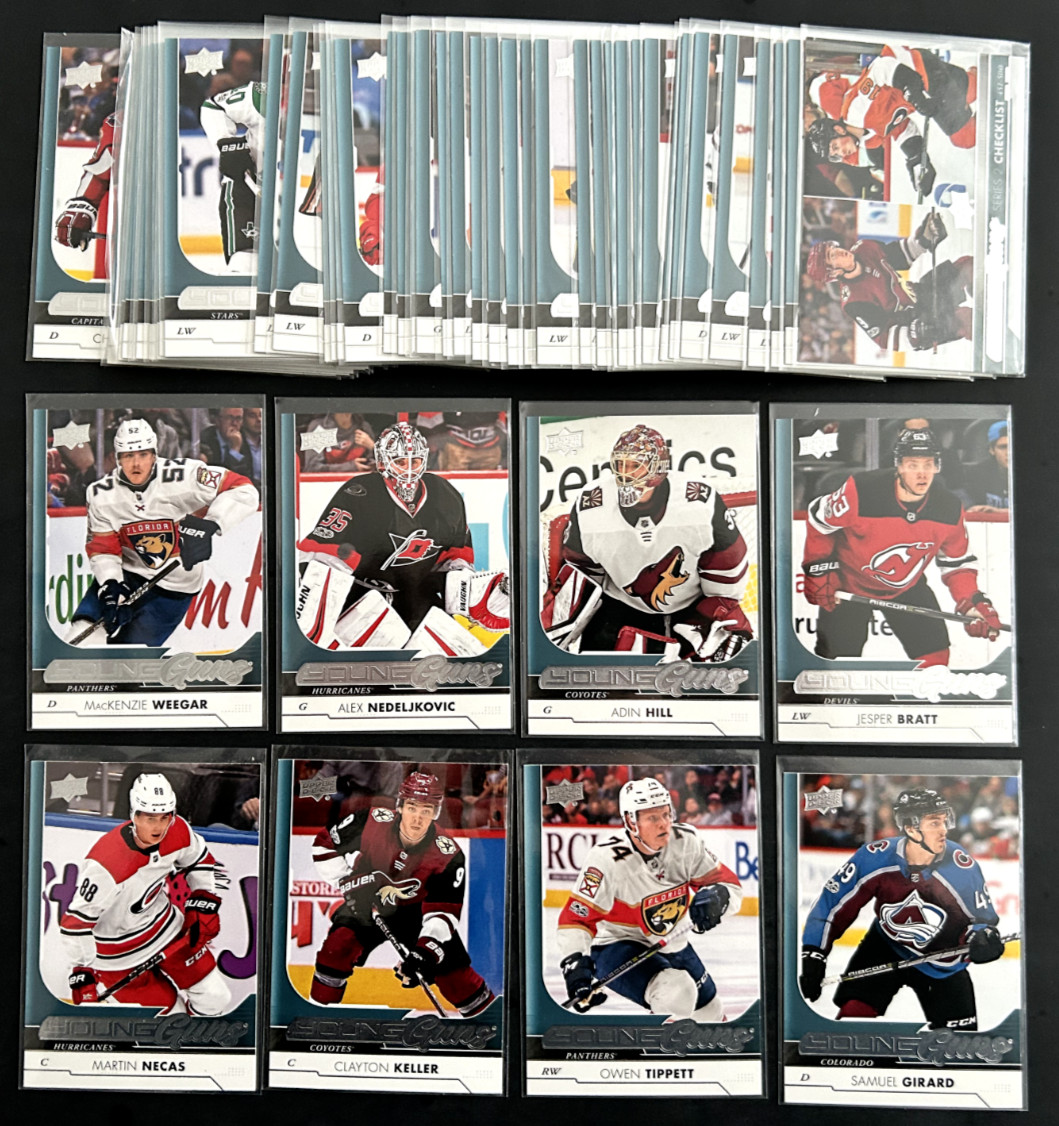 2017-18 Upper Deck Hockey Series 2 Young Guns Set #451-500 Martin Necas