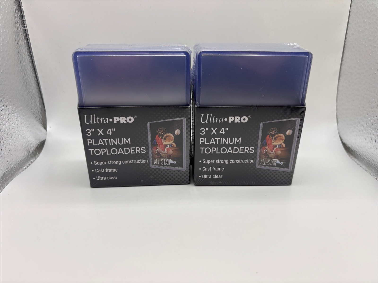 Ultra Pro 3X4 PLATINUM Toploaders 35pt 2 Packs of 25 (50 Total)