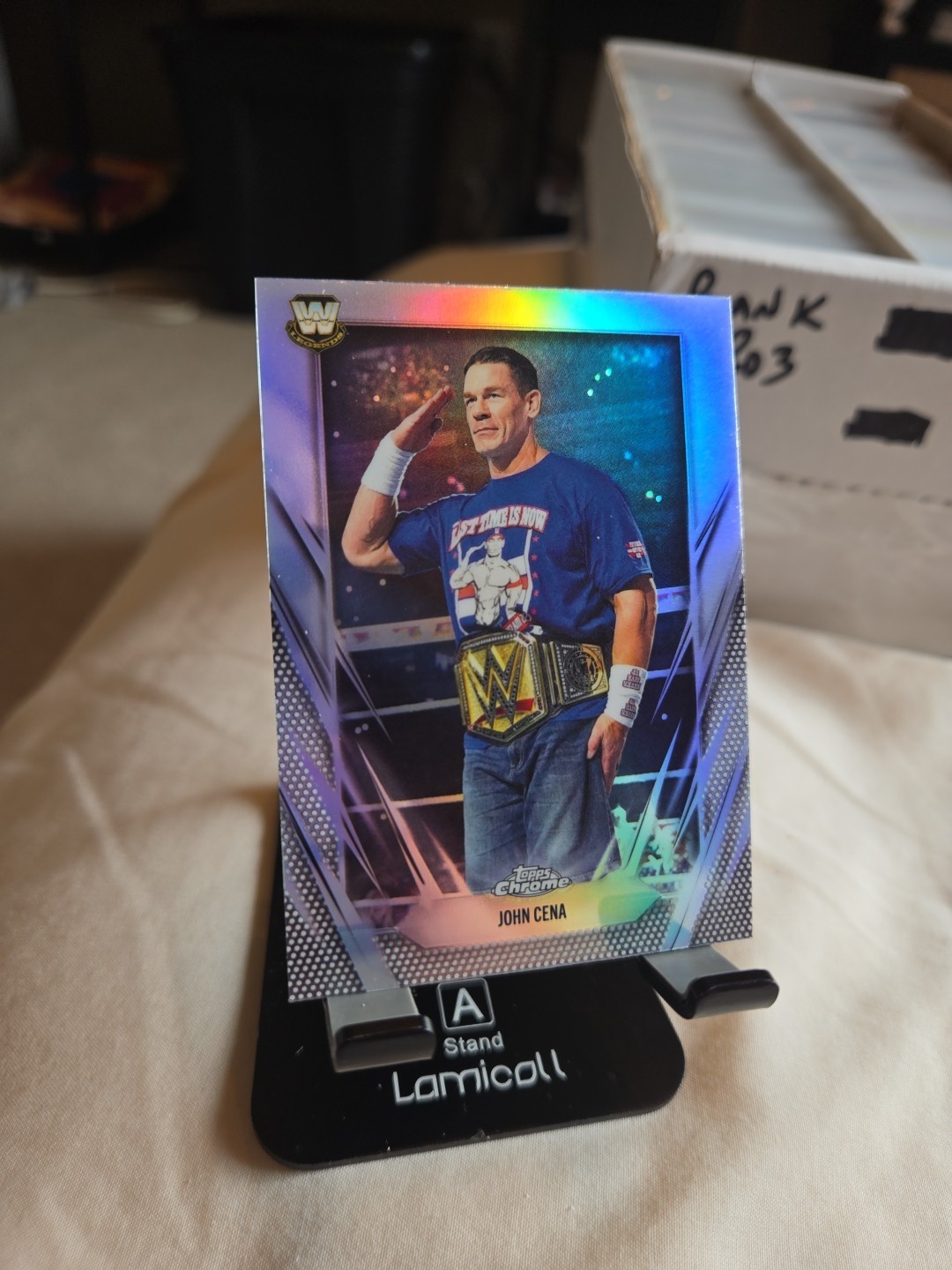 John Cena 2026 Topps Chrome WWE Refractor #2 Modern Wrestling Legend!! Smackdown