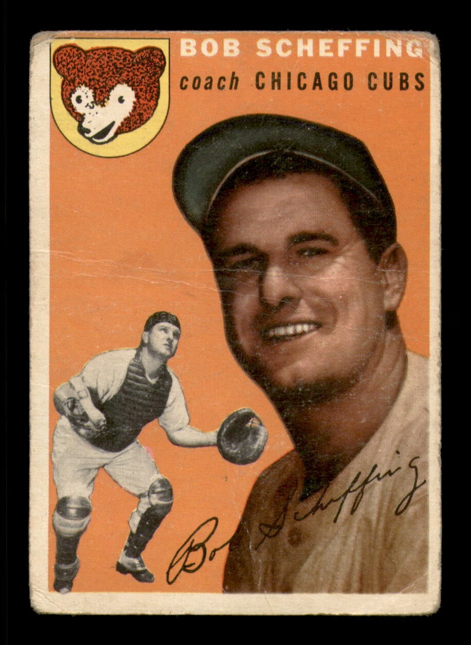 1954 Topps Set Break #76 Bob Scheffing GD *OBGcards*