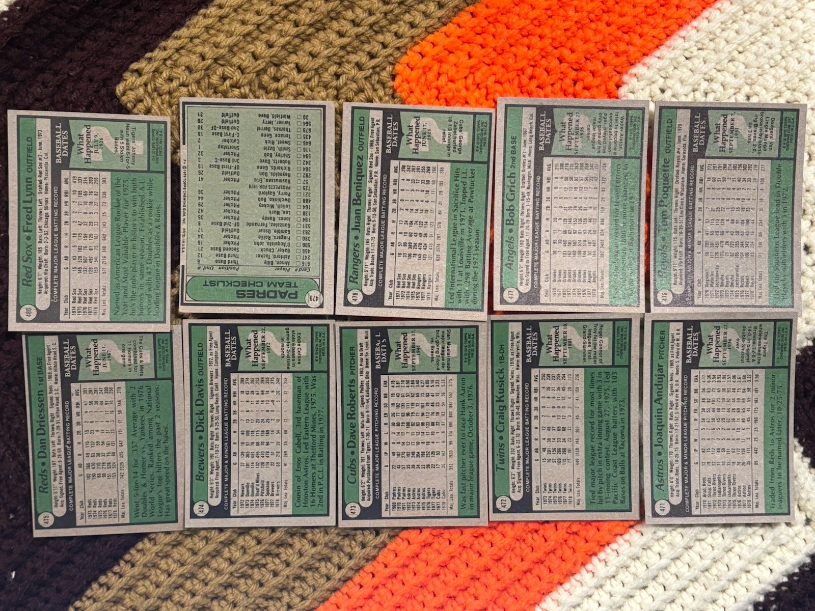 1979 Topps Baseball U-Pick #351-525 VGEX Free Shipping on 3+ Cards!