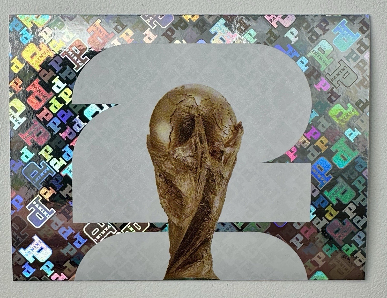 Panini FIFA World Cup 2026 Trophy FWC1 Hologram Soccer Sticker Card RARE!!