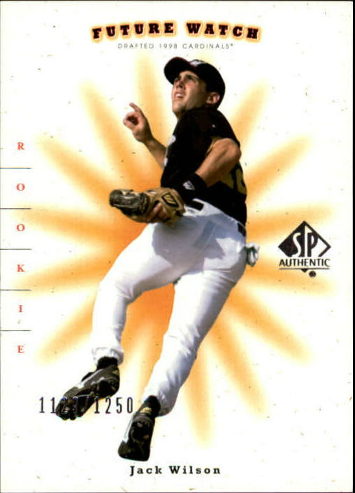 2001 SP Authentic #131 Jack Wilson FW RC /1250 – NM-MT