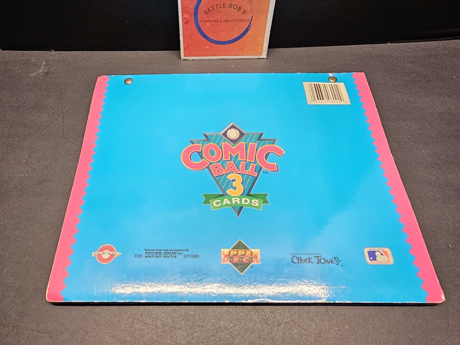 1992 Upper Deck Comic Ball 3 Card Set With Collectors Album