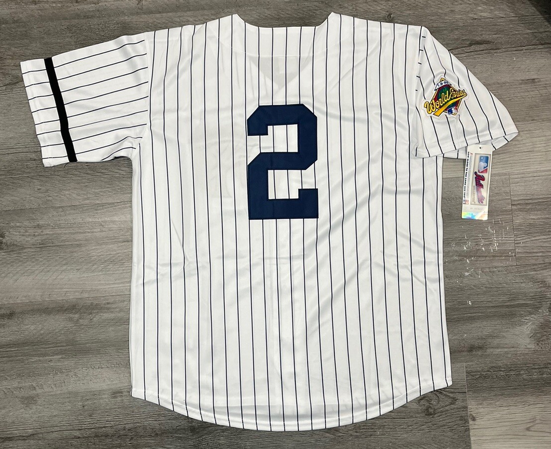 Derek Jeter 1996 New York Yankees World Series Home Jersey Men’s Size Large